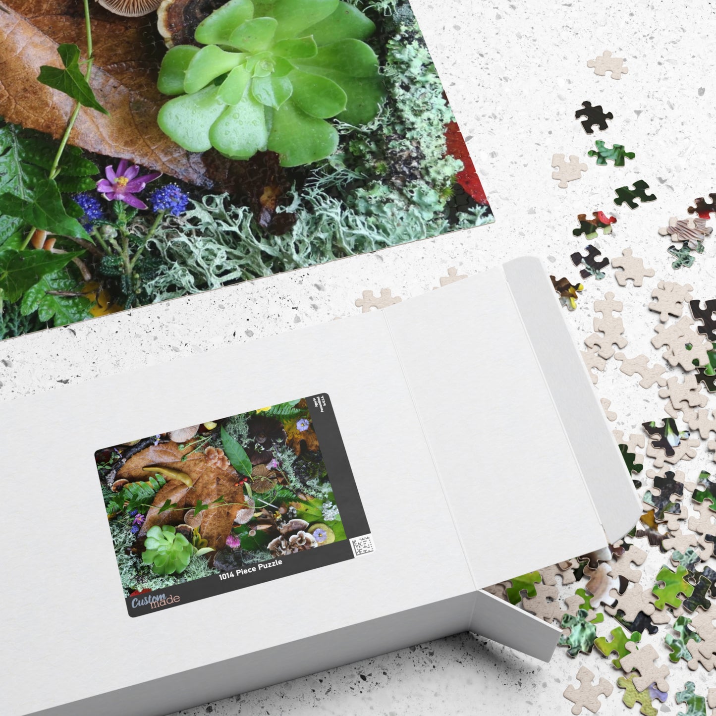 Autumn Forest Floor Puzzle — Nature Leaf & Moss Jigsaw (110–1014 pcs)