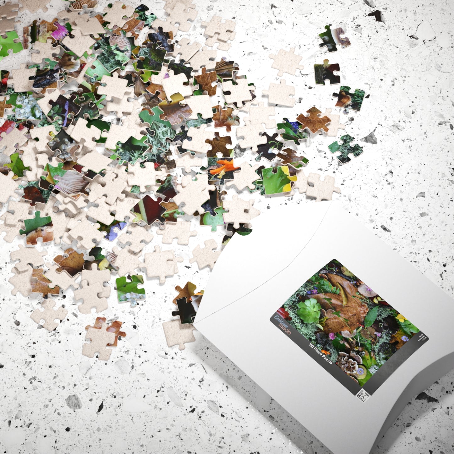 Autumn Forest Floor Puzzle — Nature Leaf & Moss Jigsaw (110–1014 pcs)