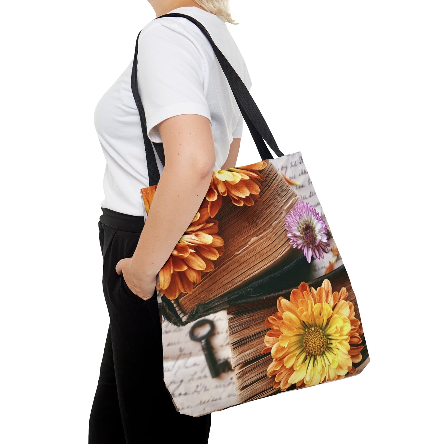 Flower Power -  Book Bag
