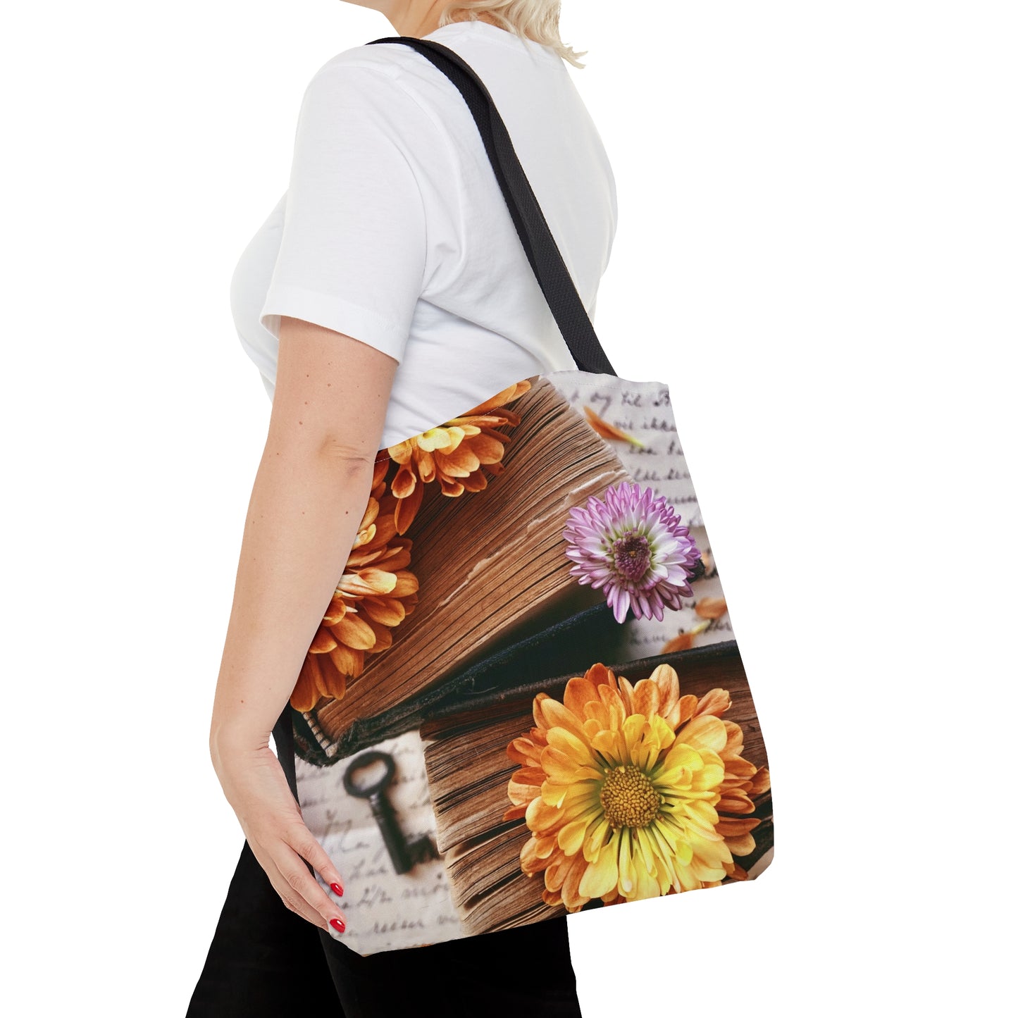 Flower Power -  Book Bag