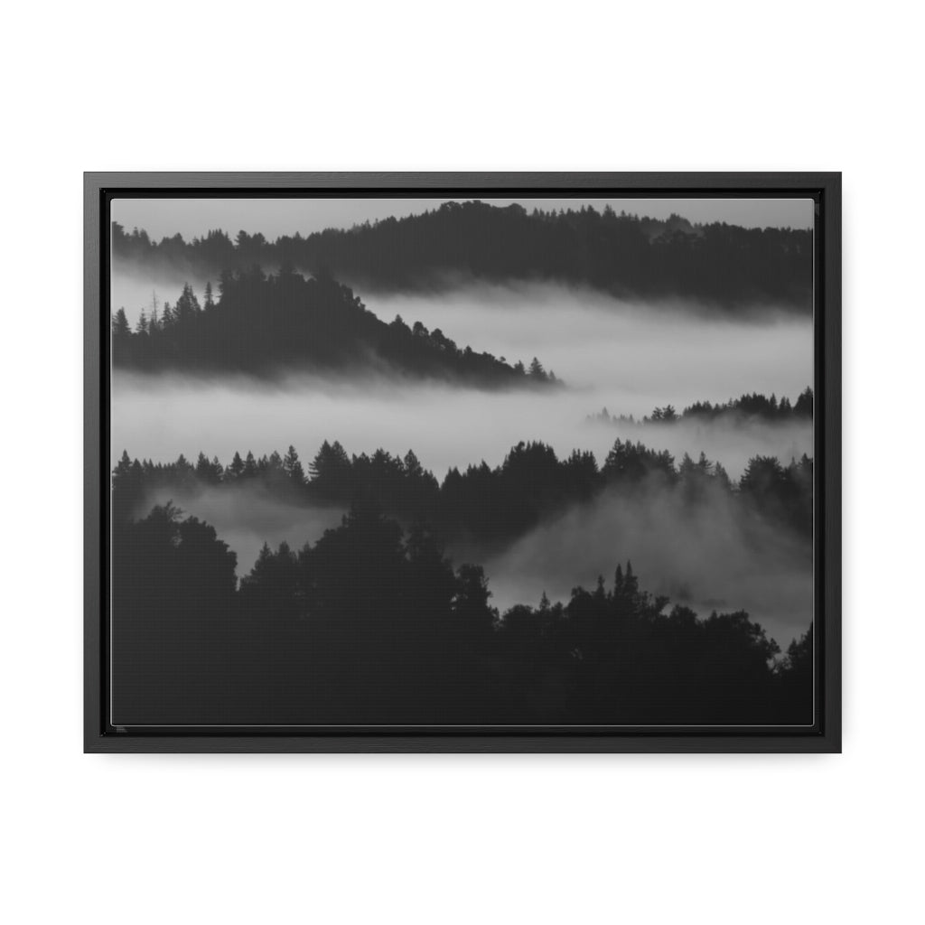 Mountains Framed Canvas