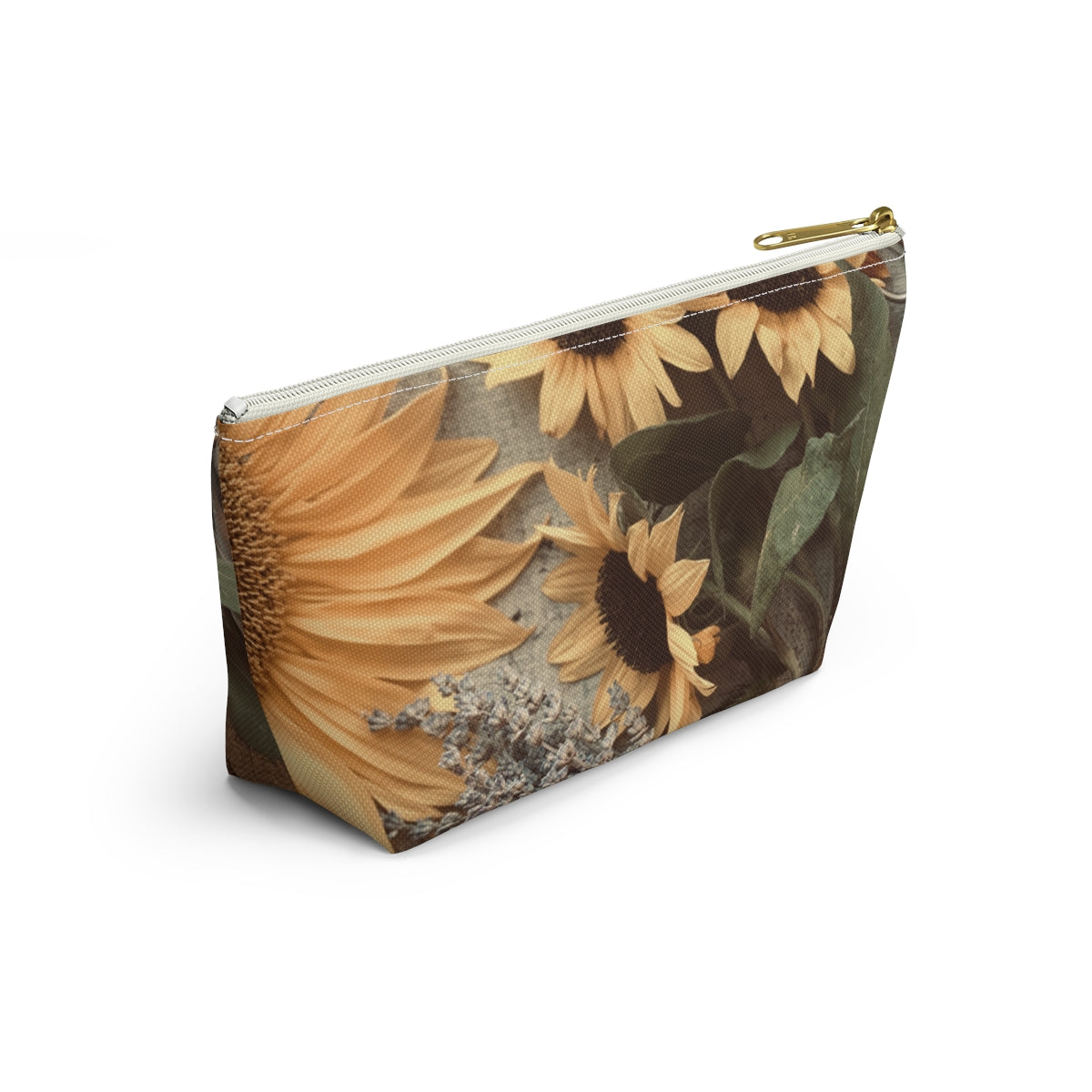 North Dakota Sunflower -  T-bottom Pouch