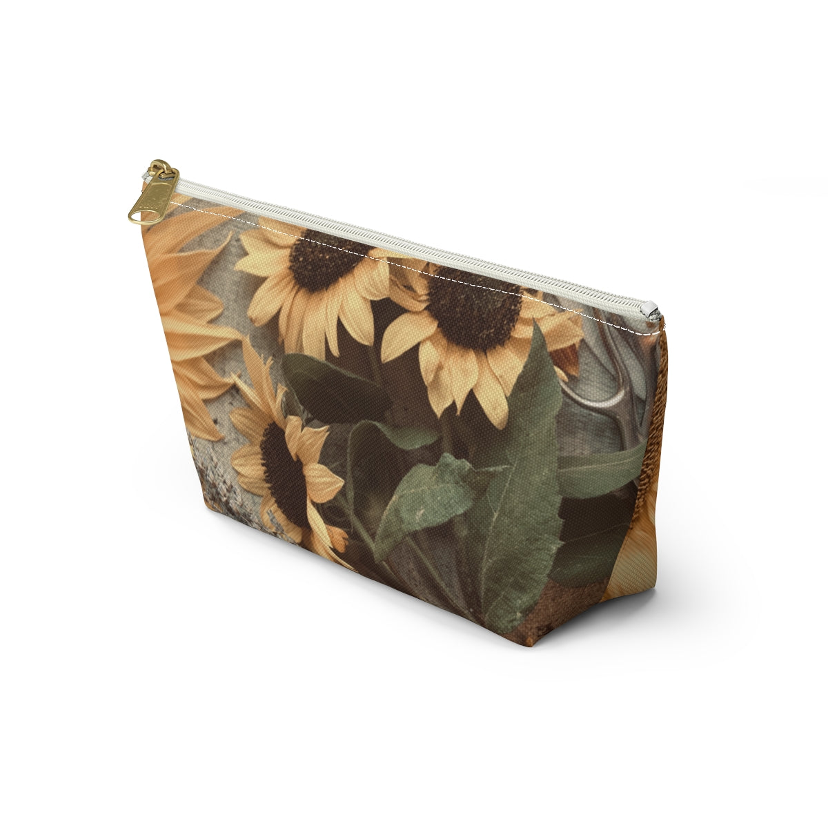 North Dakota Sunflower -  T-bottom Pouch