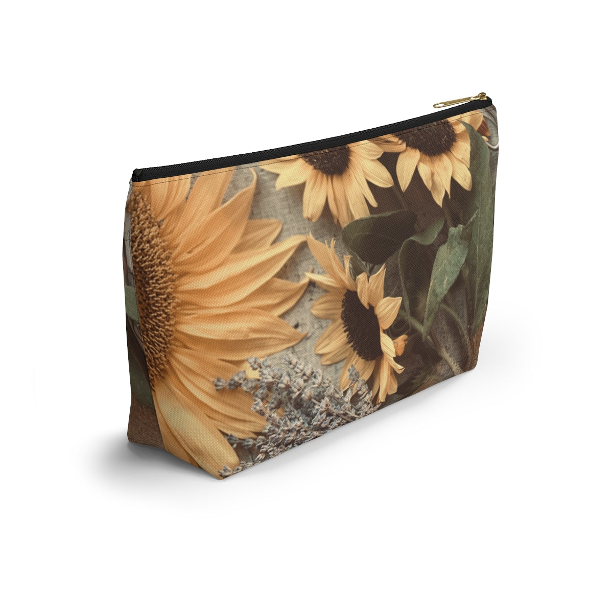 North Dakota Sunflower -  T-bottom Pouch