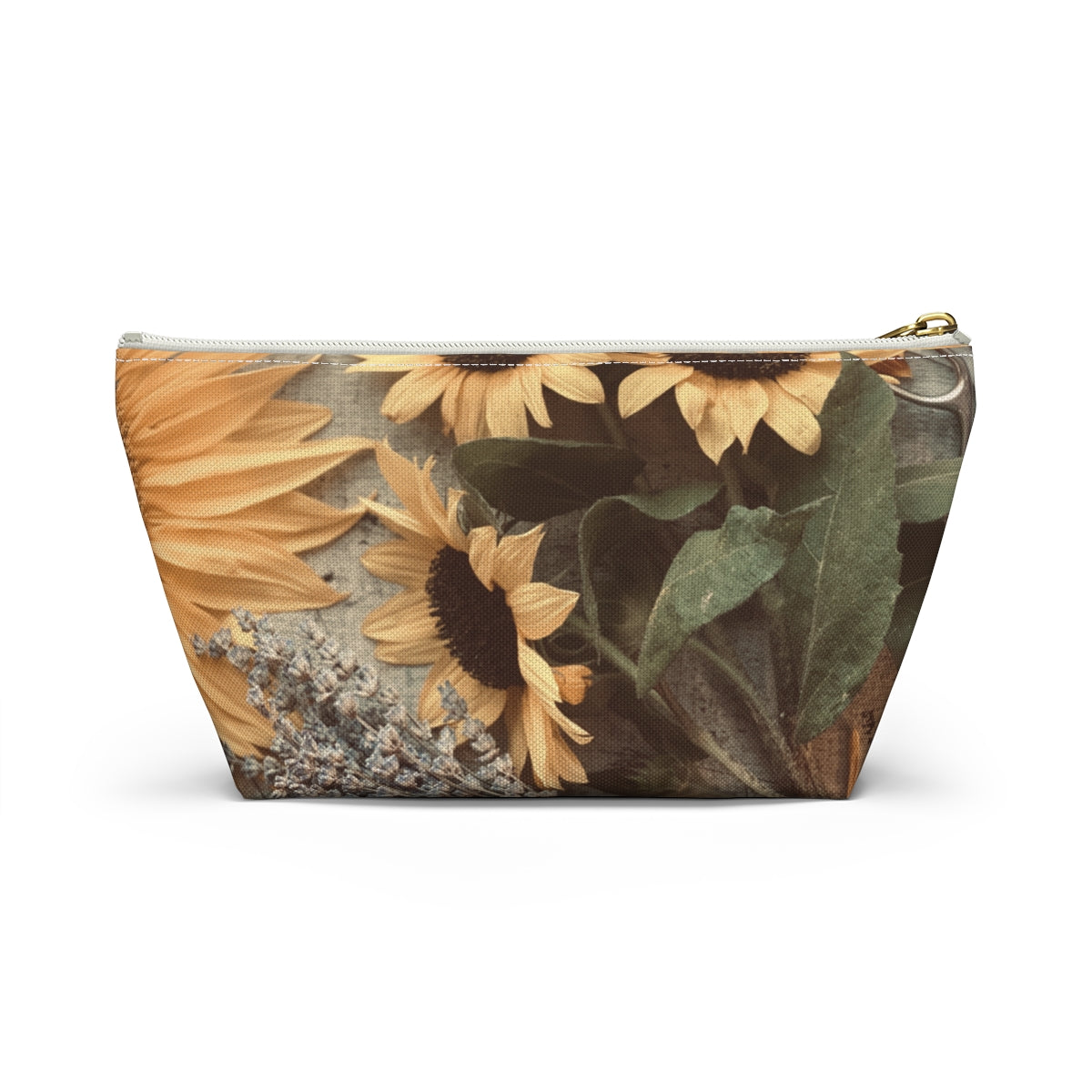 North Dakota Sunflower -  T-bottom Pouch