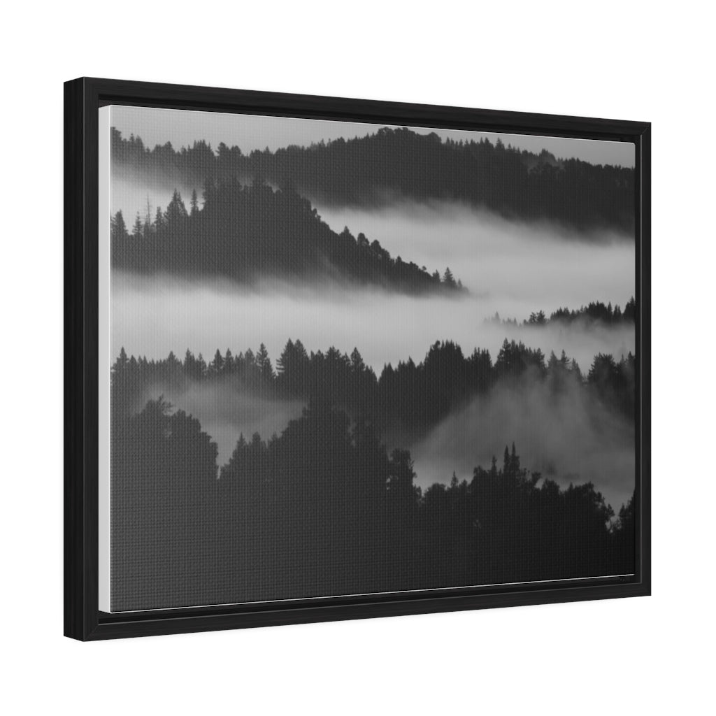 Mountains Framed Canvas