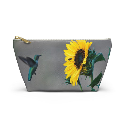 Sunflower Hummingbird Pouch