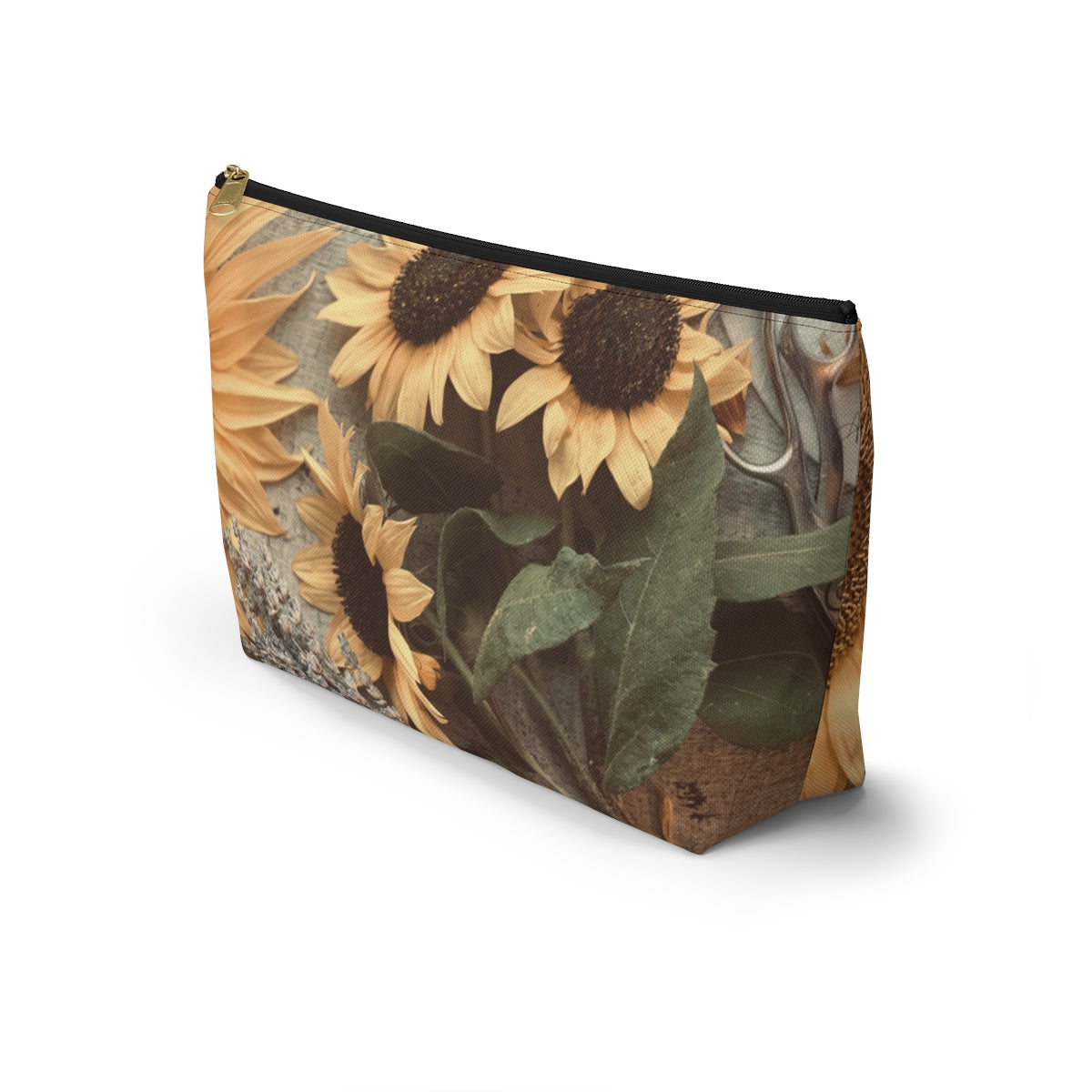 North Dakota Sunflower -  T-bottom Pouch