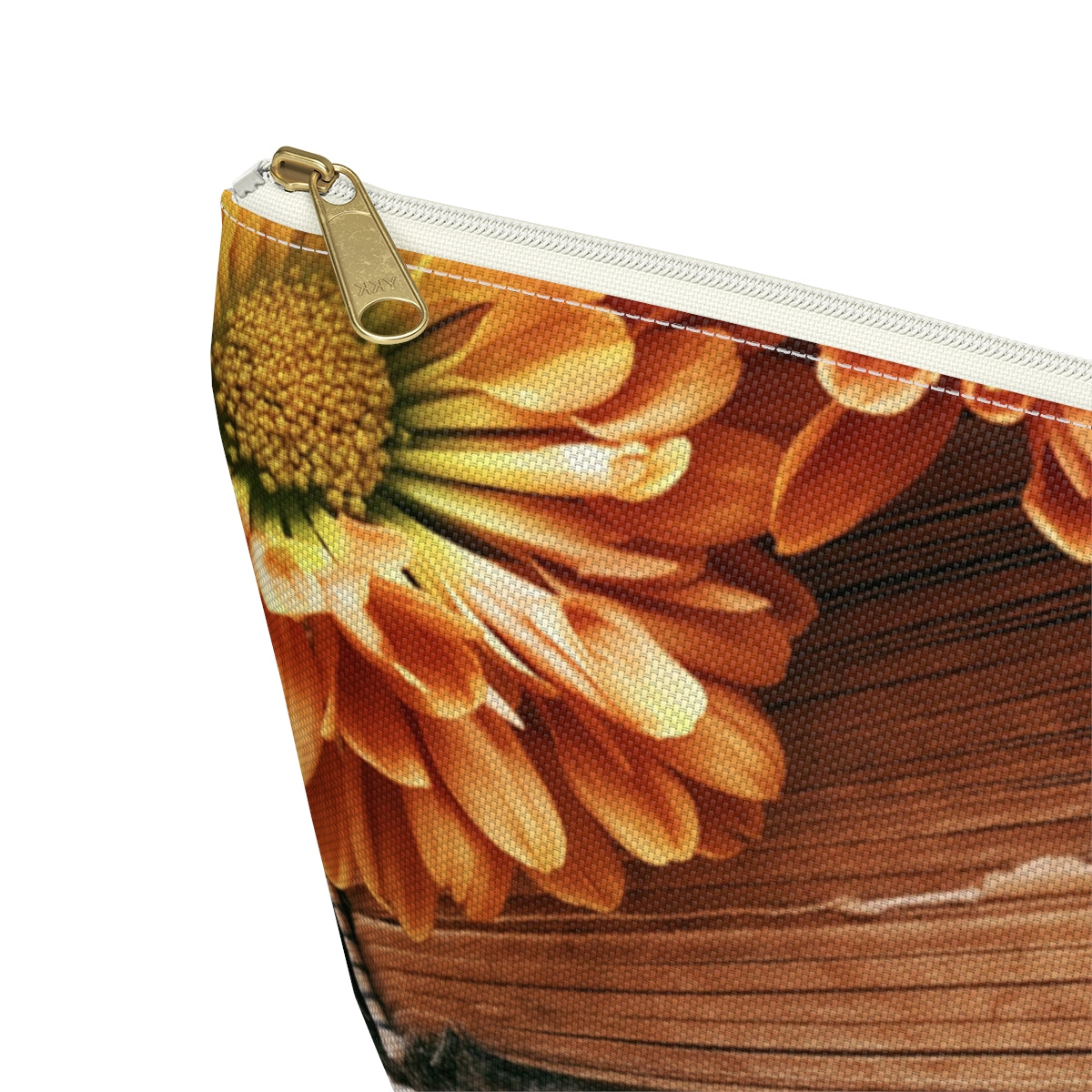 Books and Flowers Accessory Pouch