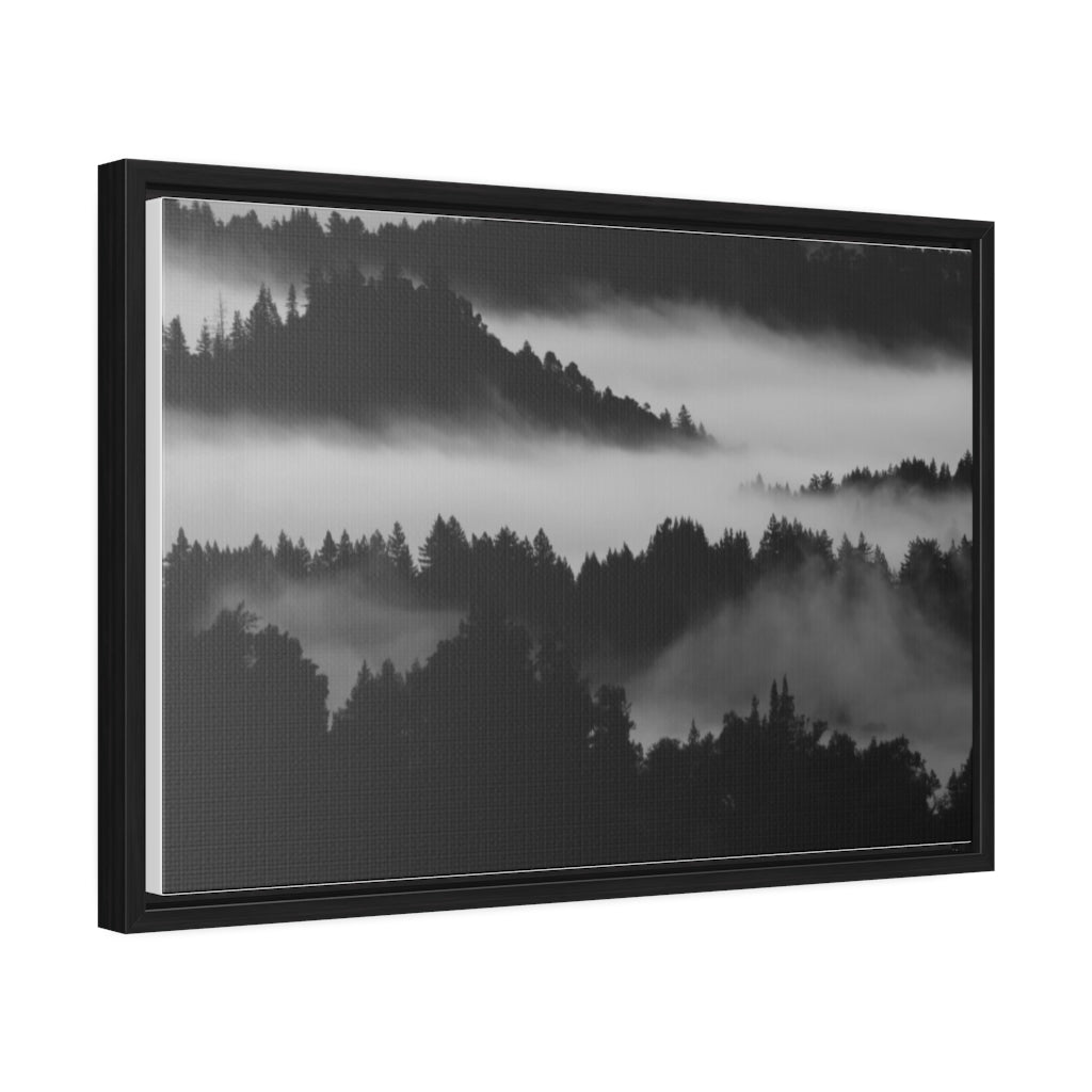 Mountains Framed Canvas
