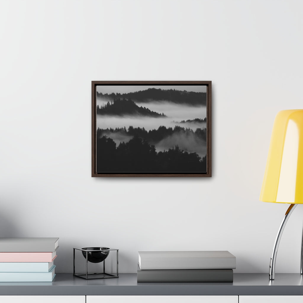 Mountains Framed Canvas