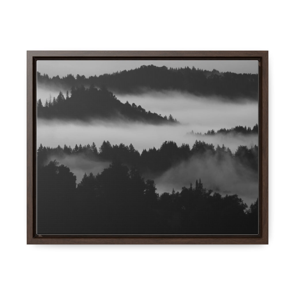 Mountains Framed Canvas