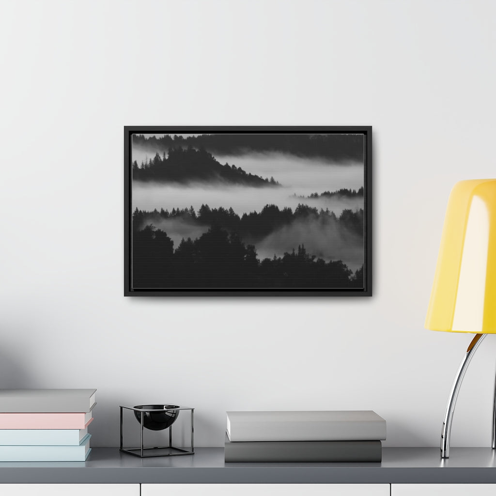 Mountains Framed Canvas