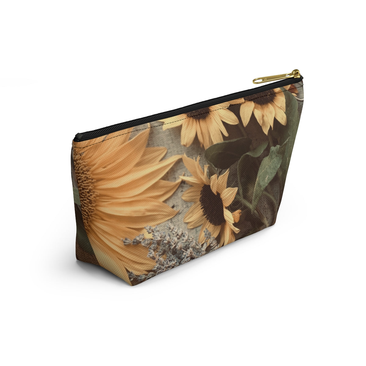 North Dakota Sunflower -  T-bottom Pouch