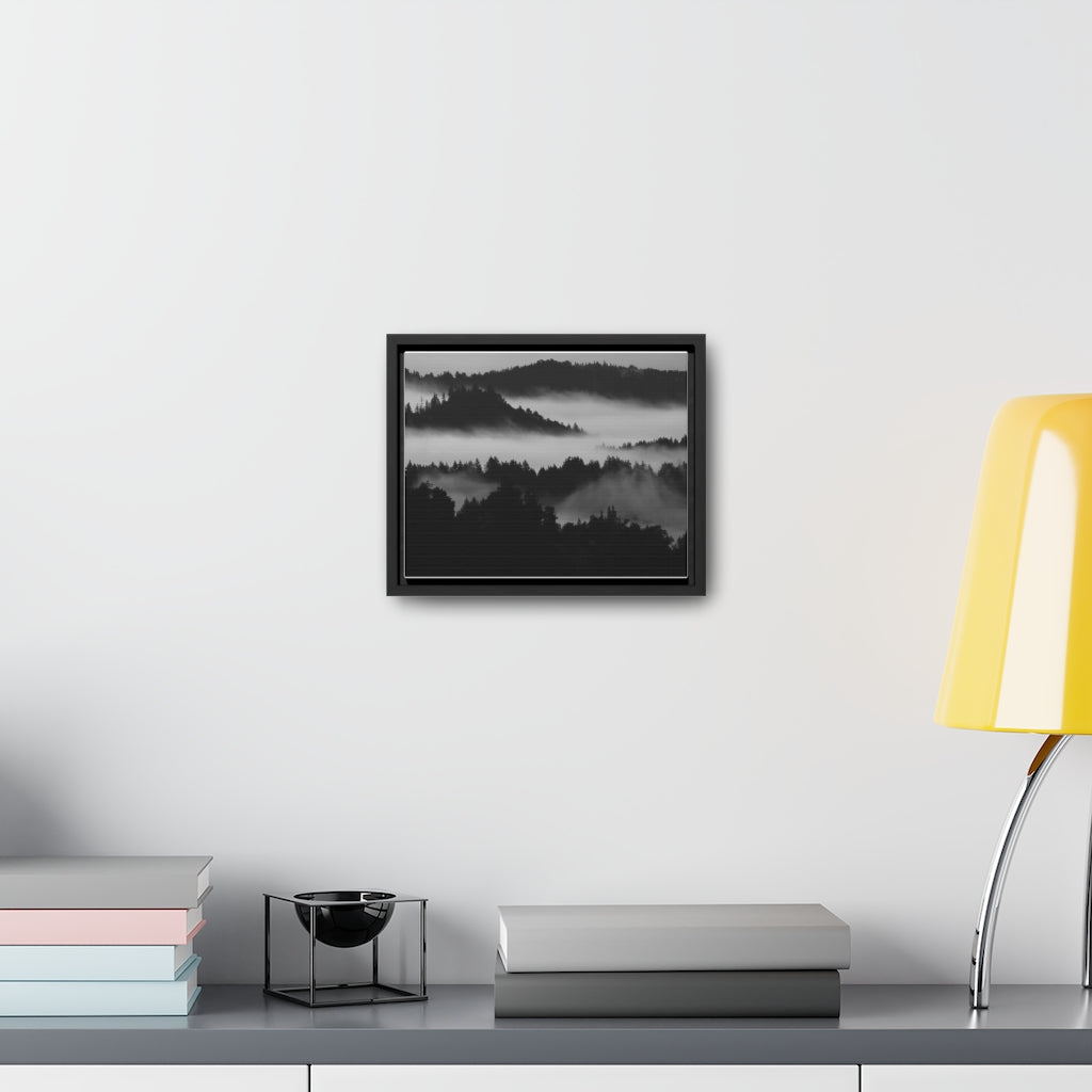 Mountains Framed Canvas