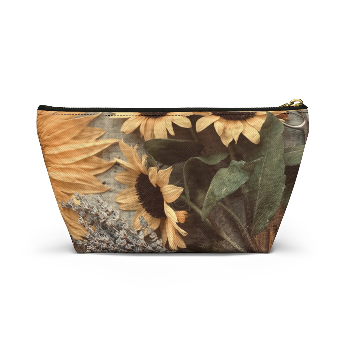 North Dakota Sunflower -  T-bottom Pouch
