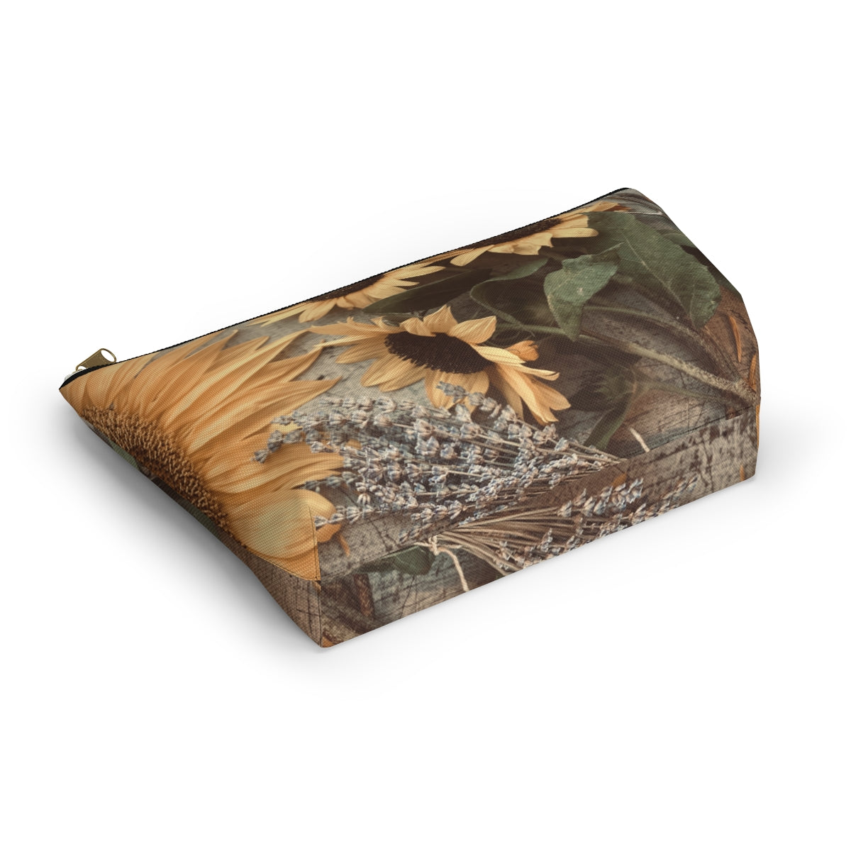 North Dakota Sunflower -  T-bottom Pouch